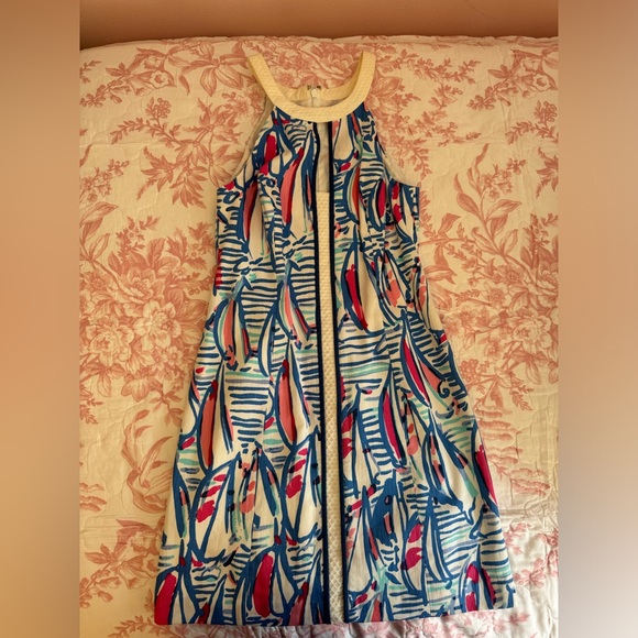 Lilly Pulitzer Dresses & Skirts - Halter style Lilly Pulitzer sailboat dress.